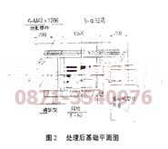 昆明破碎機(jī)專(zhuān)家處理后的碎石機(jī)地基平面圖