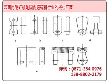 幾種常見(jiàn)的碎石機(jī)錘頭設(shè)計(jì)方案